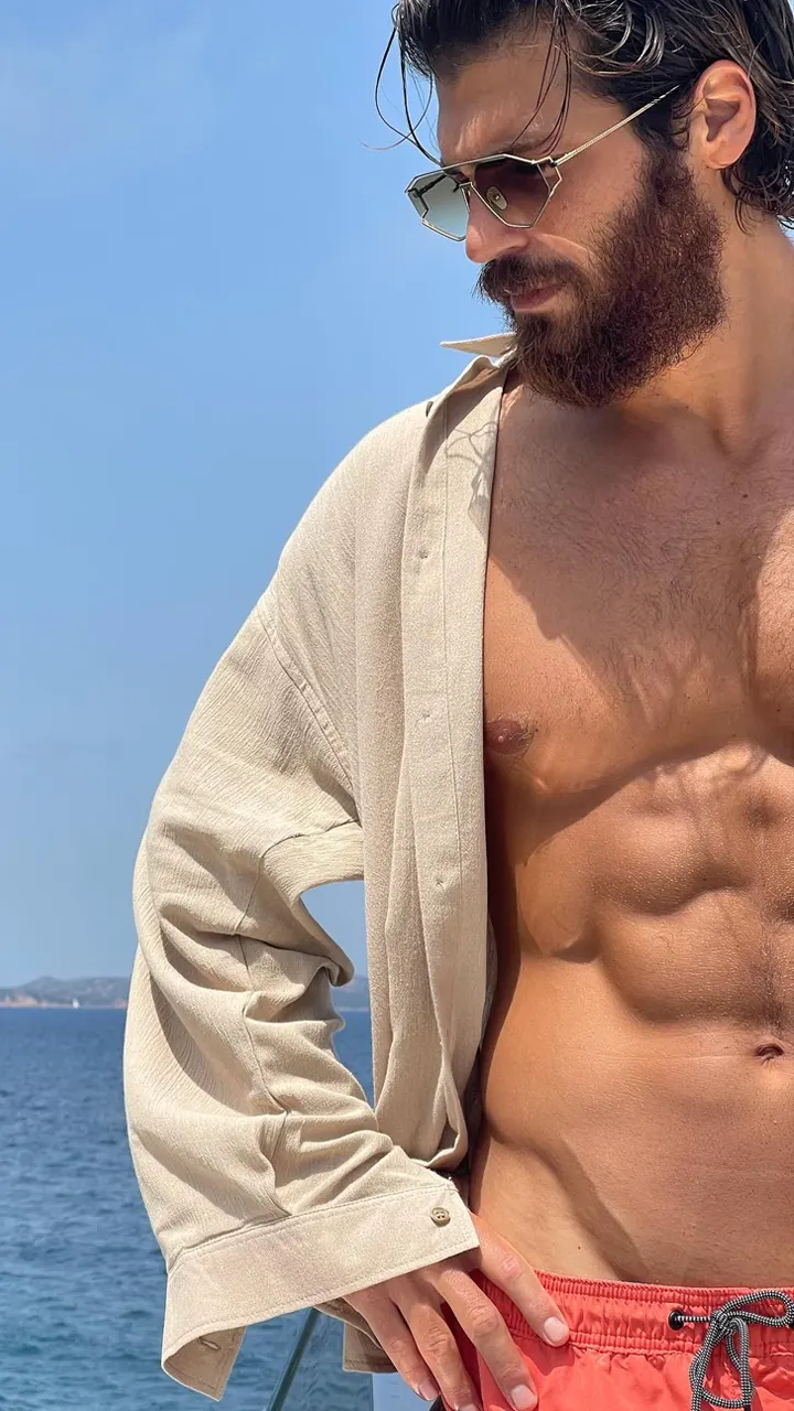Shirtless (Without Shirt) Hottest Can Yaman Pictures Turkish actor | No Shirt On HOT